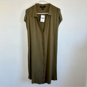 Forever 21 Safari Shirt Dress